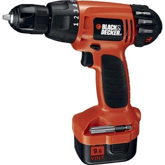 Black & decker 9.6 best sale volt drill