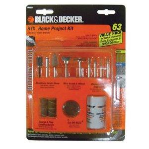 Black+Decker Rotary Tool with 87 Accessories in a Kit Box